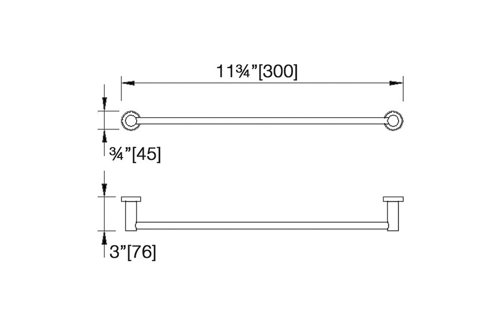 Laloo - Tyme - Towel Bar -