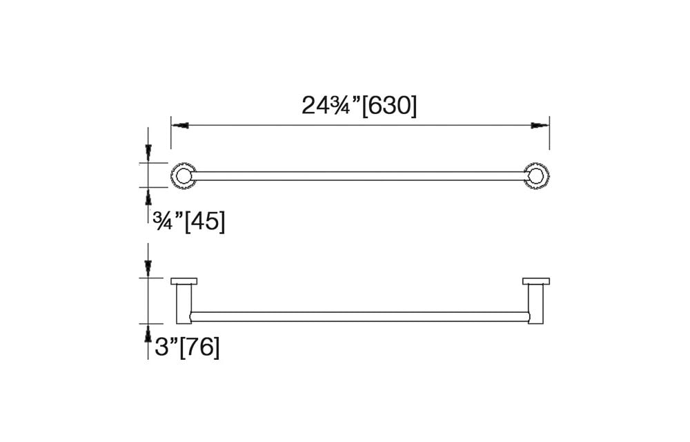 Laloo - Tyme - Towel Bar -