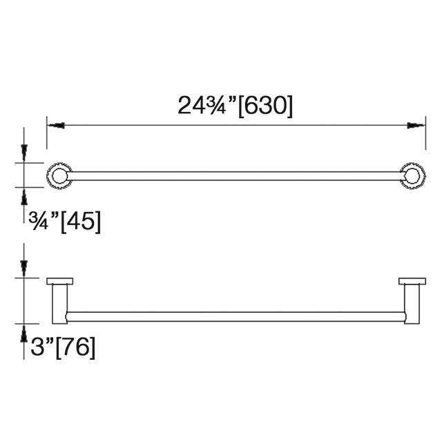 Laloo - Tyme - Towel Bar -