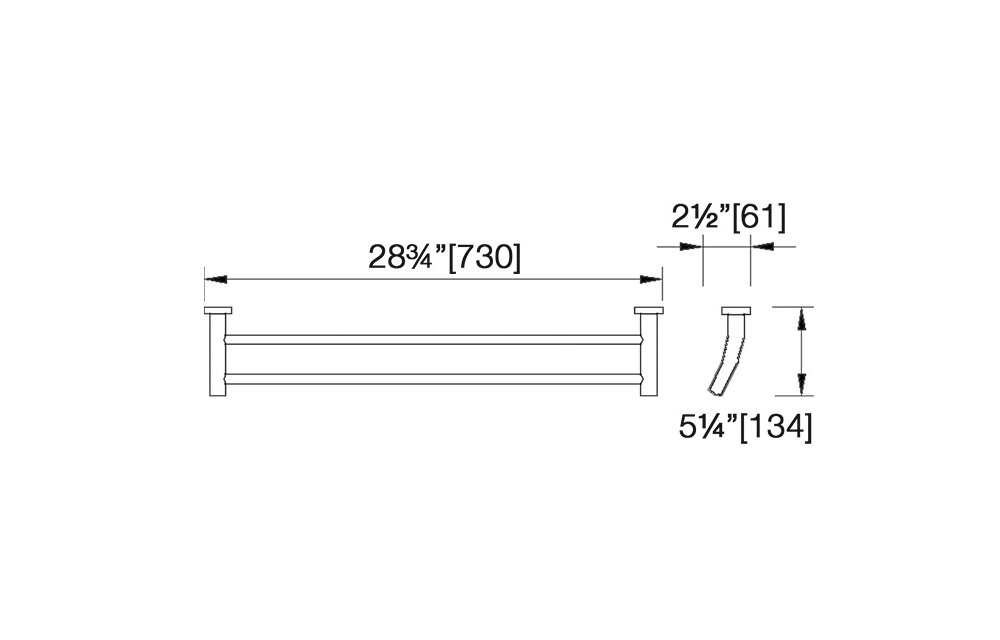 Laloo - Tyme - Towel Bar -