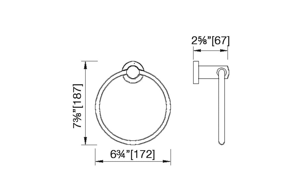 Laloo - Tyme - Towel Ring -
