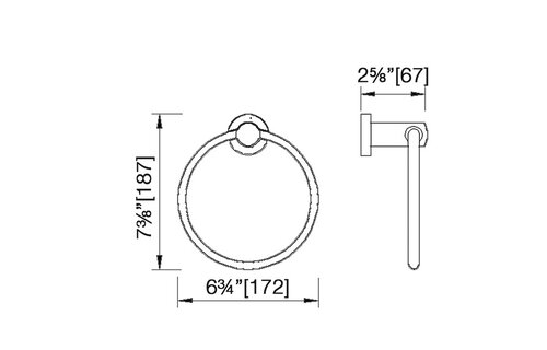 Laloo - Tyme - Towel Ring -