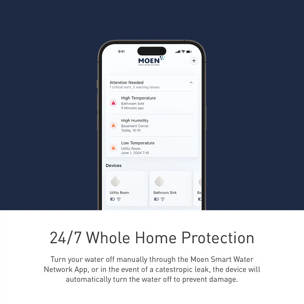 Moen - Smart Home Security -