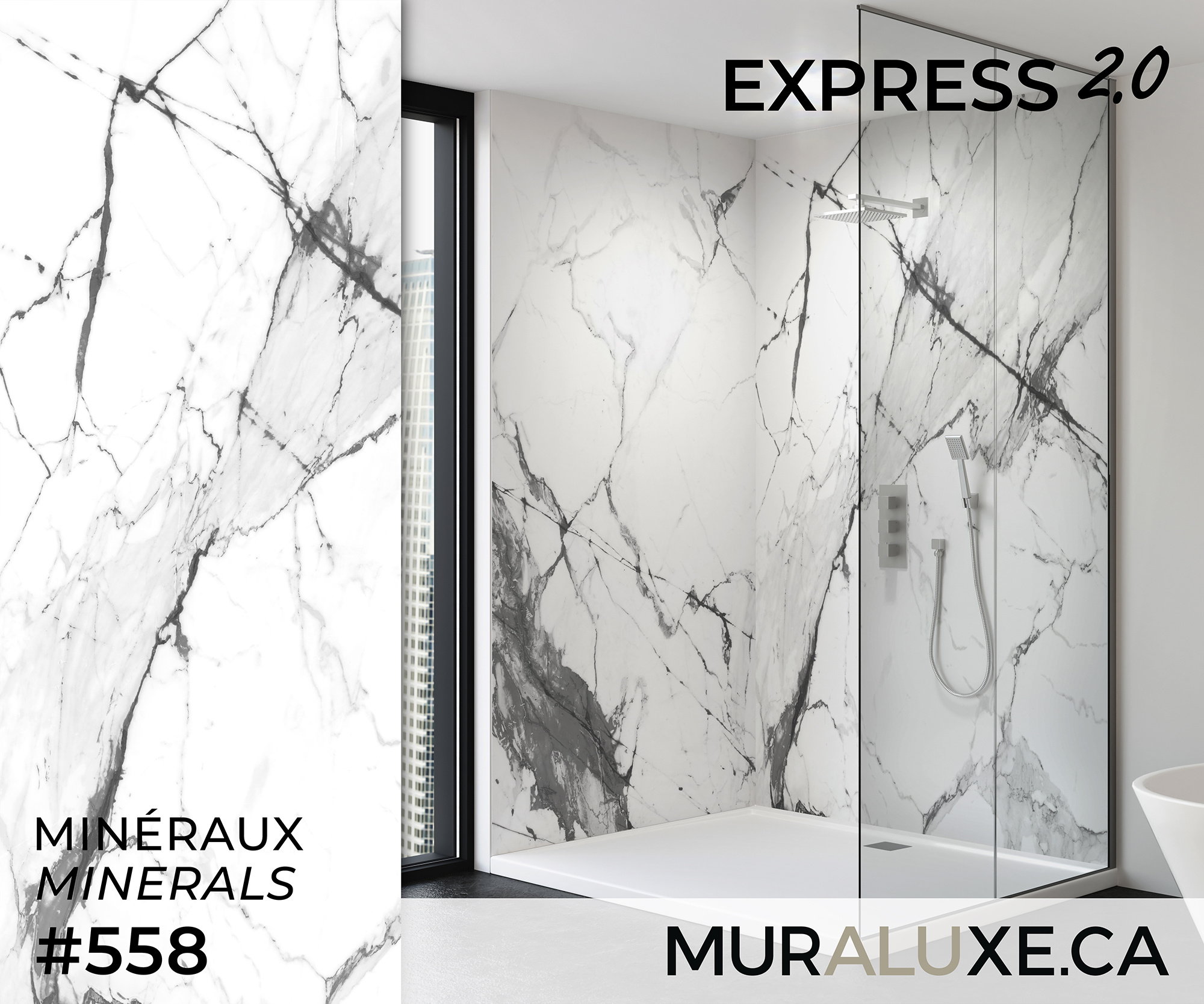 MURALUXE Express 2.0 - Mineral 558 - Wall System -