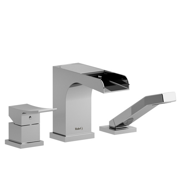 Riobel - Zendo - 3-Piece Deckmount Tub Filler - Open Flume