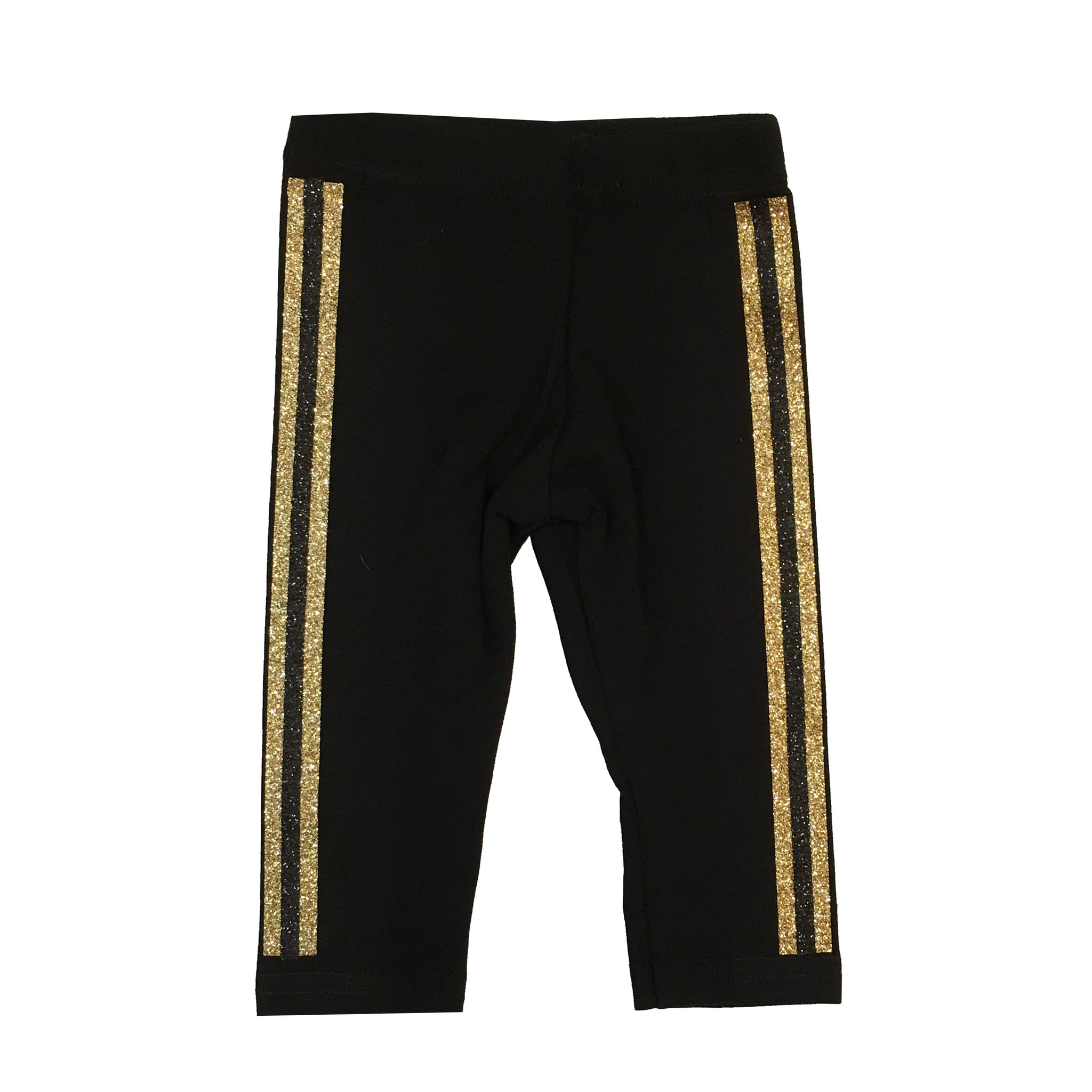 gold glitter baby leggings