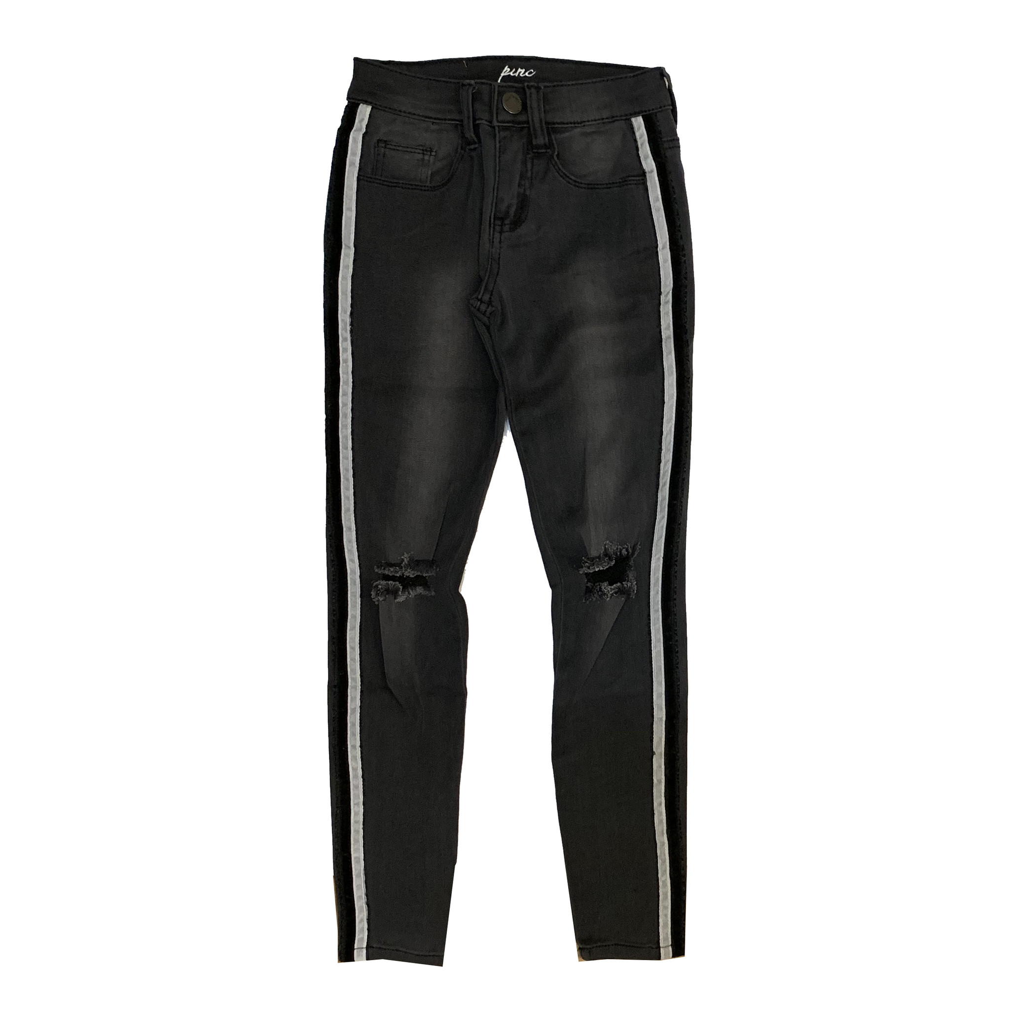 black jean jeggings