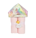 Baby Jar Pastel Rainbow Tie Dye Hooded Towel