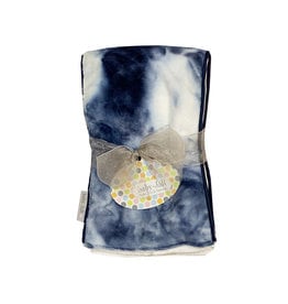 Baby Jar Navy Tie Dye Burp Cloth