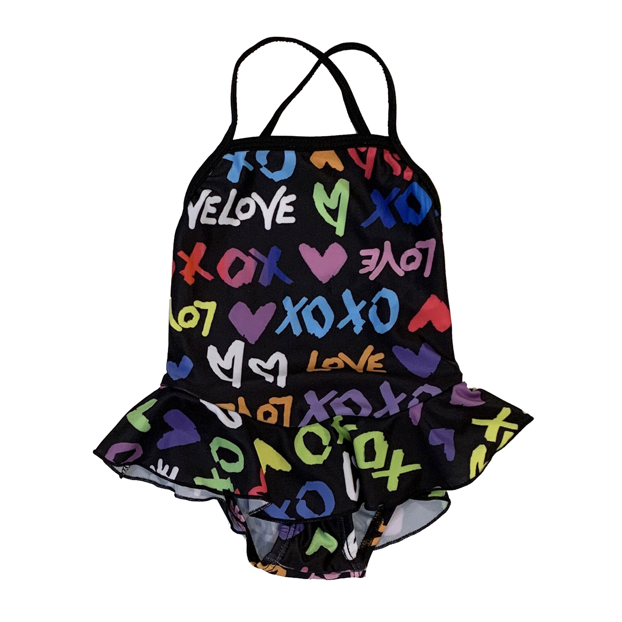 Cruz Infant Xoxo Ruffle One Piece Swimsuit Precious Cargo