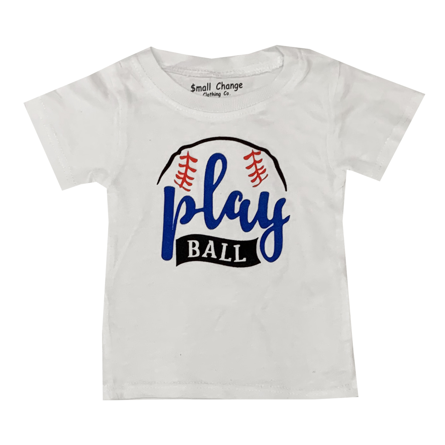 Small Change White Play Ball Tee Precious Cargo Small Change White Play Ball Tee