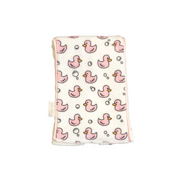 Baby Jar Pink Duck Burp Cloth