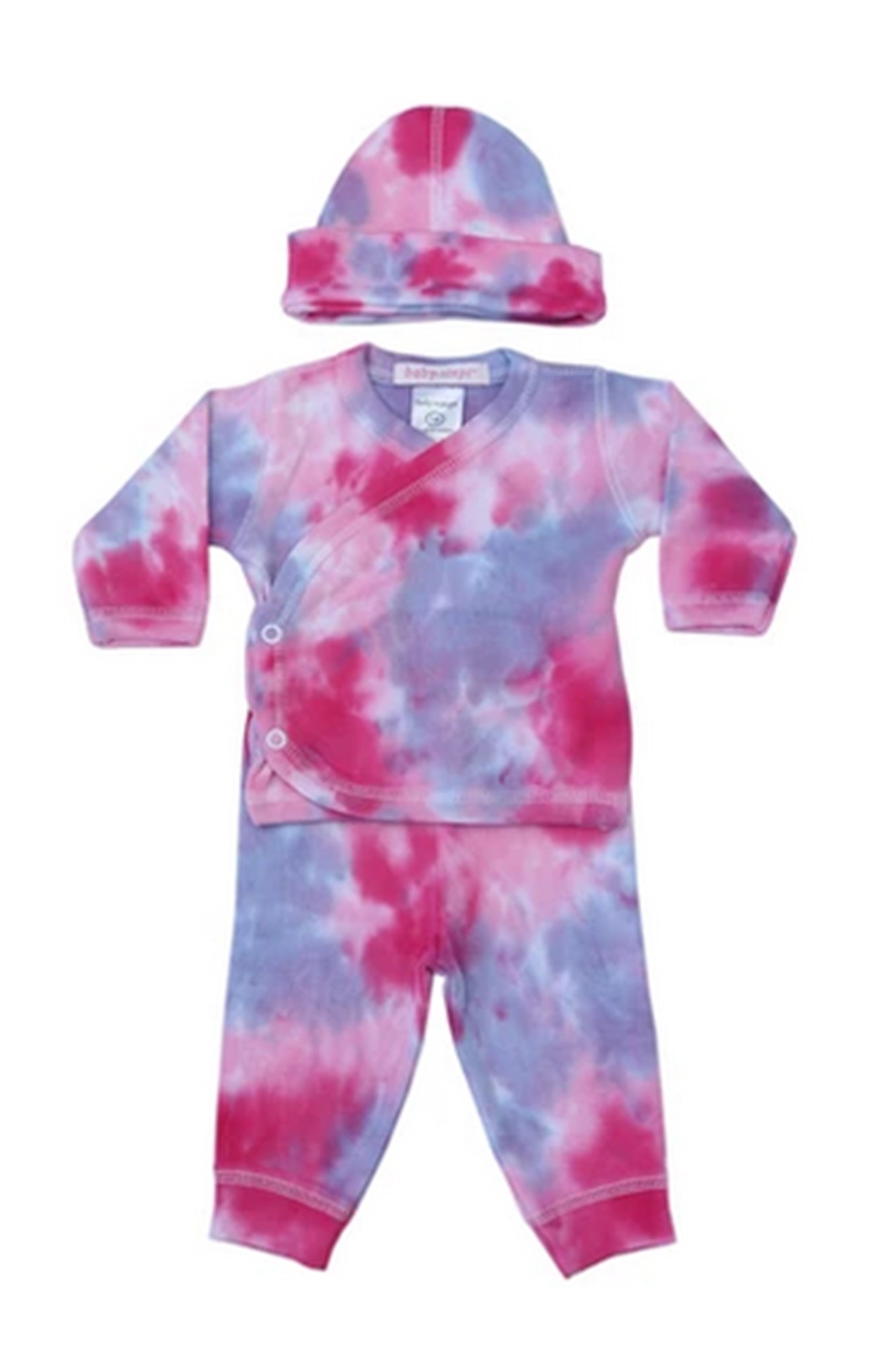 Baby Steps Pink/Purple Tie Dye 3pc Set