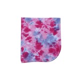 Baby Steps Pink/Purple Tie Dye Blanket