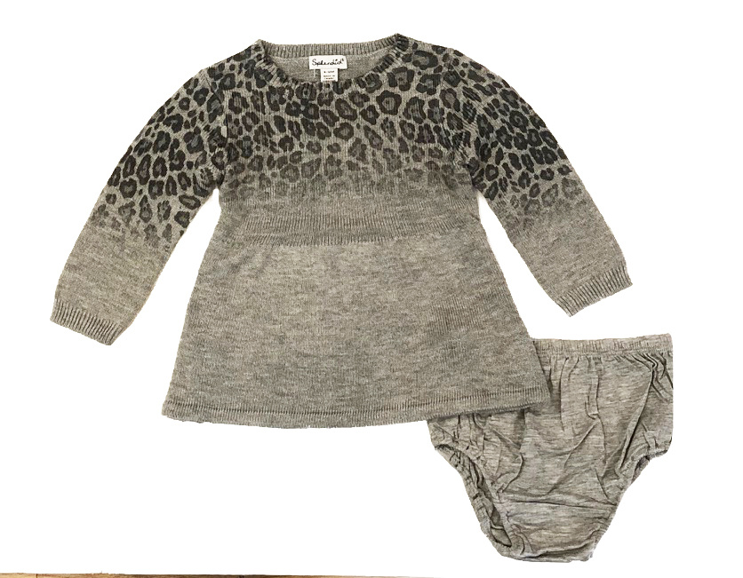 baby leopard sweater
