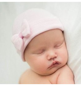 Ily Bean Pink Mini Bow Newborn Hat
