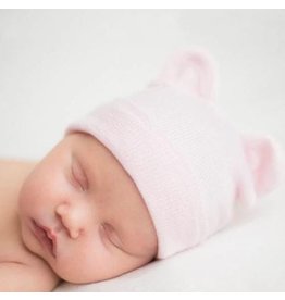 Ily Bean Light Pink Bear Newborn Hat