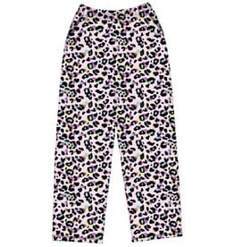 IScream Pink Leopard Plush Pants