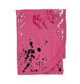 Little Mish Pink Splatter Blanket