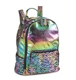 Bari Lynn Rainbow Zebra Backpack