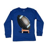 Wes and Willy Royal Football-T LS Tee