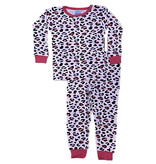 Baby Steps Pink/Purple Cheetah Infant PJ Set