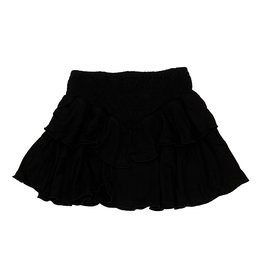 Flowers by Zoe Black Shirred Waistline Skirt