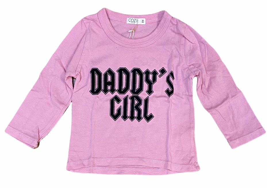 Cozii Pink Daddy's Girl LS Tee