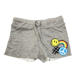 Flowers by Zoe Happy Patches Grey Shorts