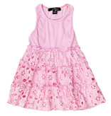 Flowers by Zoe Pink Eyelet Infant Dress
