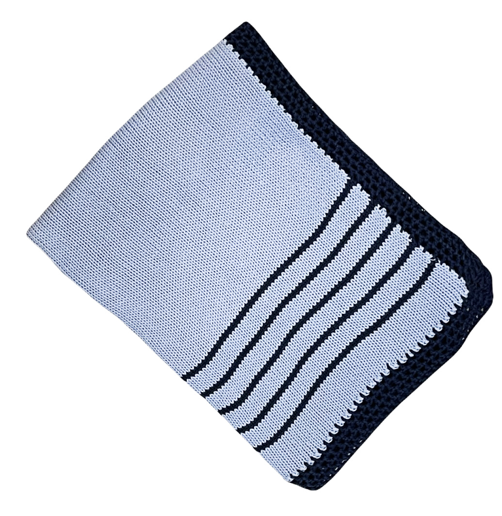 Gita Denim Striped Blanket
