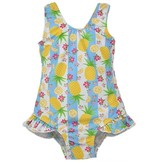 Flap Happy Pineapple Hip Ruffle Infant Swimsuit