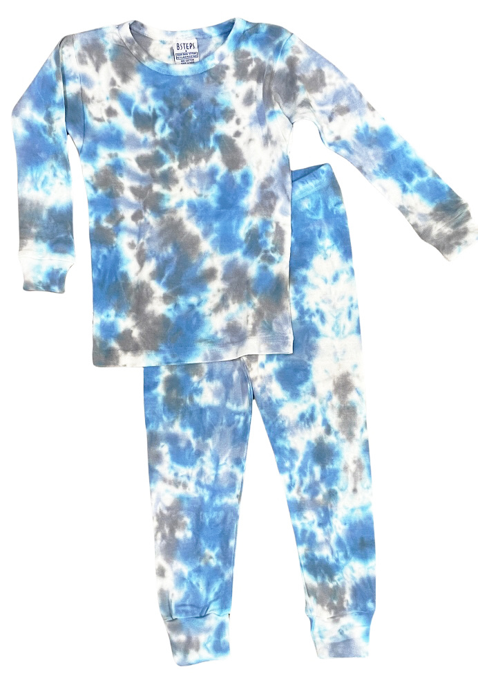 Baby steps tie dye pajamas sale