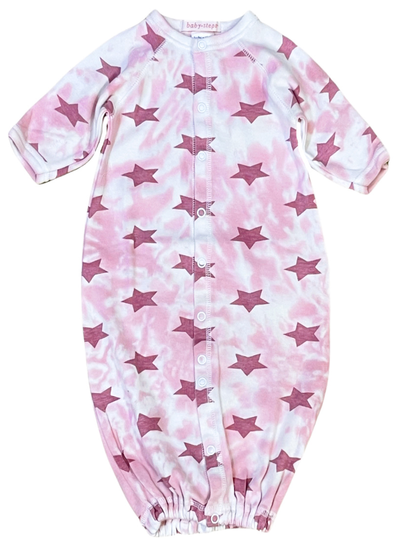 Baby Steps Pink TD Stars Converter Gown