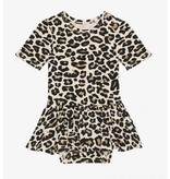 Posh Peanut Lana Leopard Twirl Skirt Bodysuit