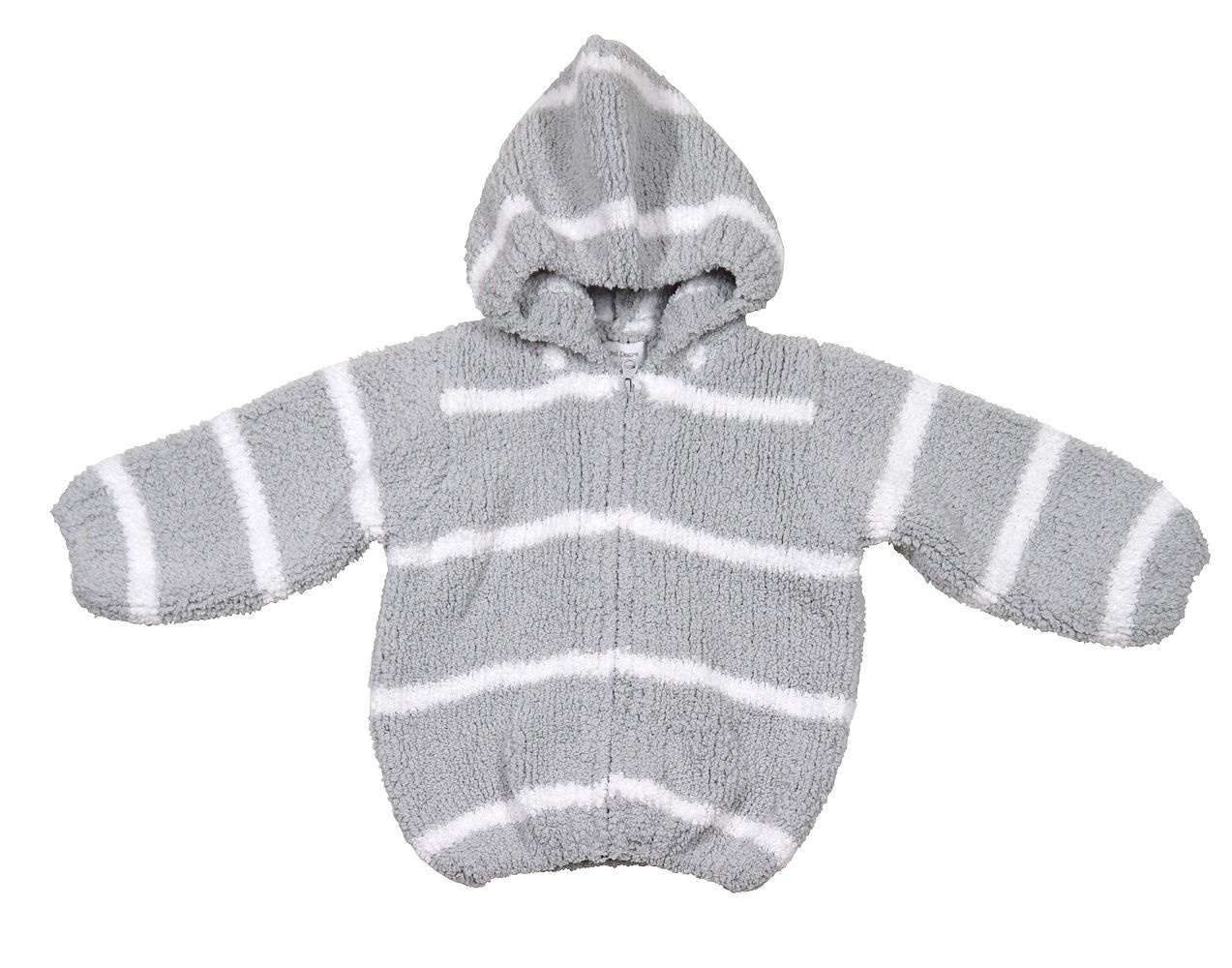 Angel Dear Grey/Ivory Chenille Jacket