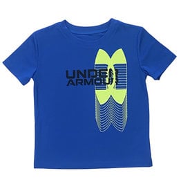 Under Armour Victory Blue Neon Logo Tee