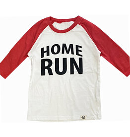 Wes and Willy Home Run 3/4 Raglan Red Tee