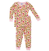 Baby Steps Pink Junk Food PJ Set