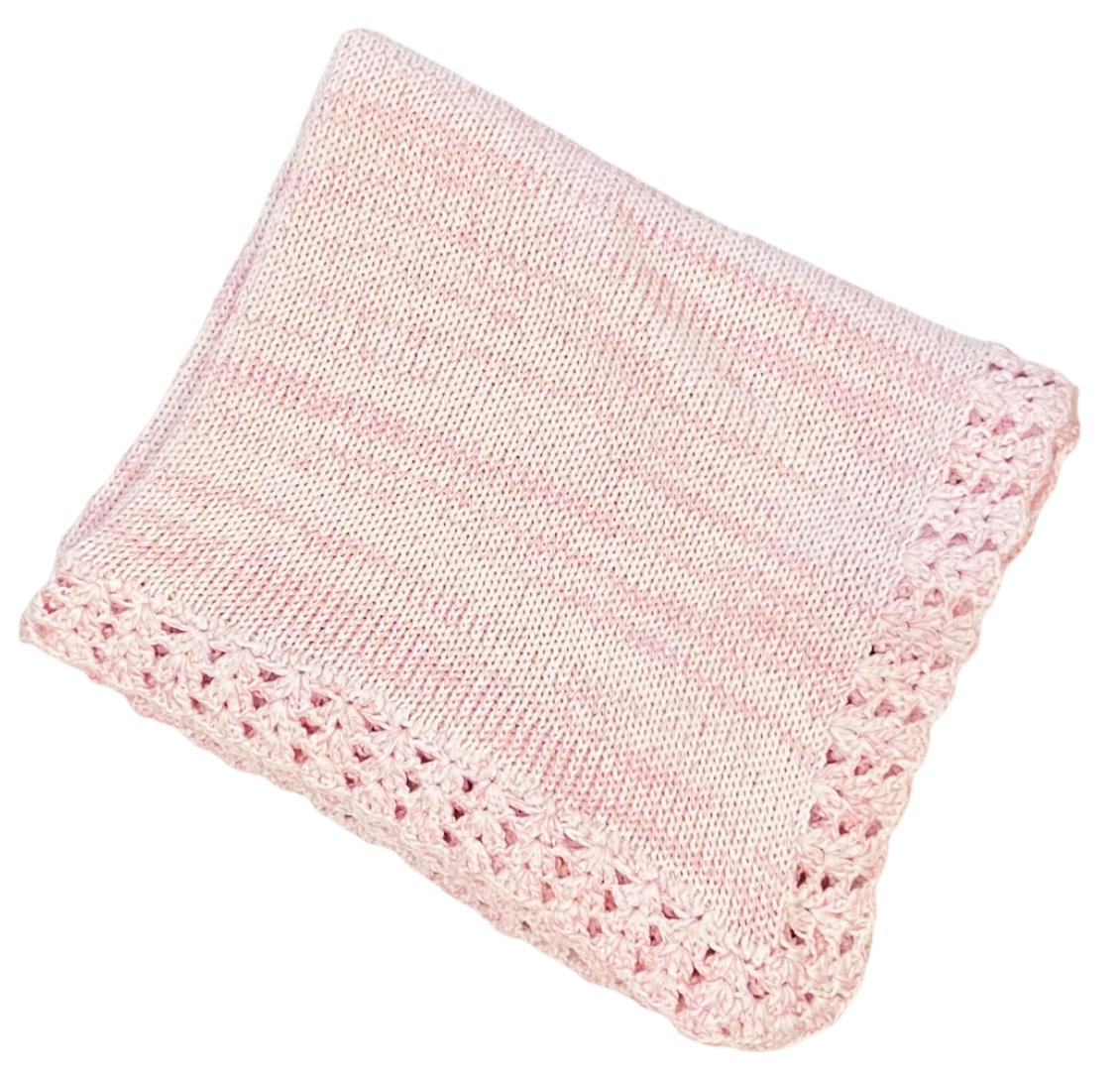 Gita Pink Variegated Blanket
