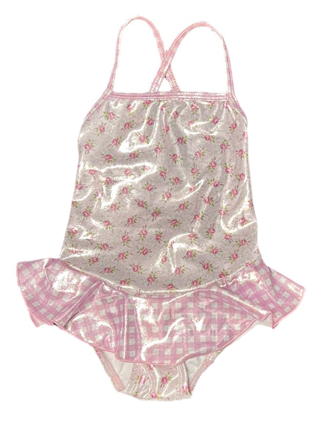 Cruz Sparkle Floral Infant Swimsuit