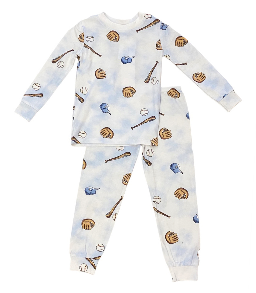 Esme Baseball Infant Pajama Set
