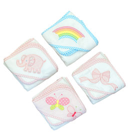 3 Marthas Girl Appliqued Towel Set