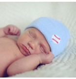 Ily Bean Light Blue Baseball Newborn Hat