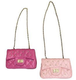 Medium Quilted Stud Purse