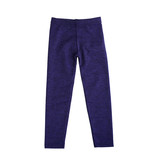 Dori Purple/Black Infant Heathered Legging