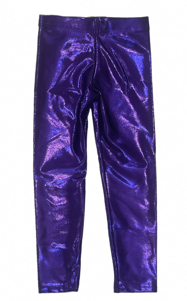 Dori Purple Lame Legging