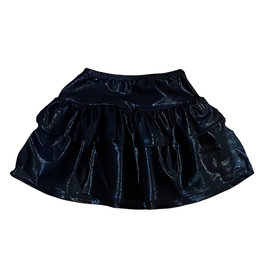 Dori Black Lame Skirt