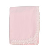 Sippys Pink Vintage Lace  Blanket