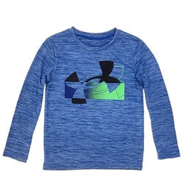 Under Armour Blue Pop Out Logo Top